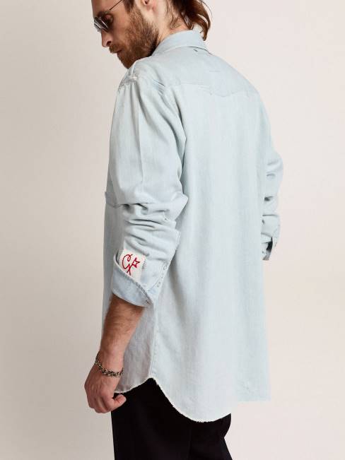 Golden Goose hombres Pulsera de cadena timeless jewelmates collection en color plata envejecida 6846838