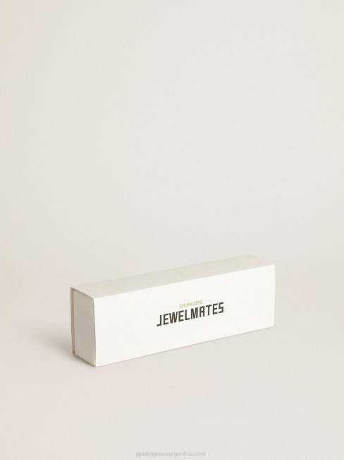 Golden Goose hombres Pulsera de cadena timeless jewelmates collection en color plata envejecida 6846838