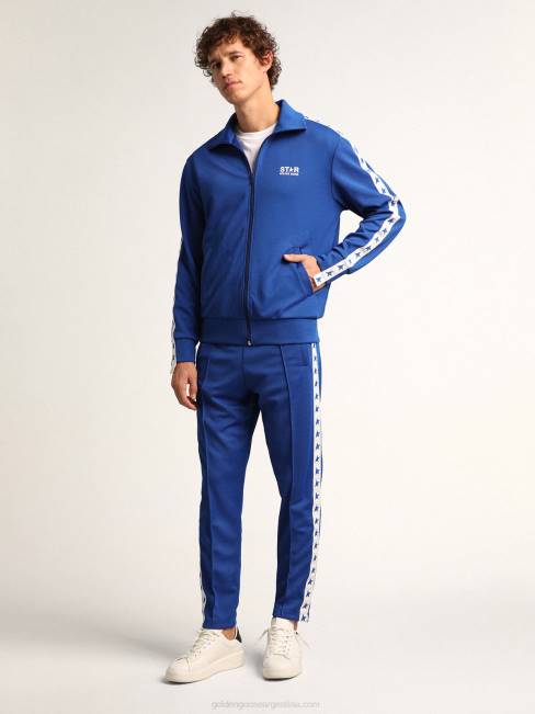 Golden Goose hombres camiseta star collection en color blanco con estrella roja a contraste en la parte delantera 6846736