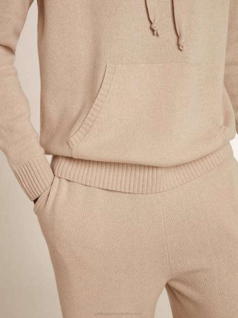 Golden Goose hombres sudadera de mezcla de cachemira blanca con capucha 6846816