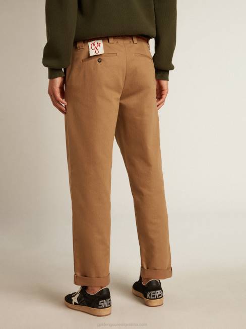 Golden Goose hombres Chinos colección beige caqui 6846731