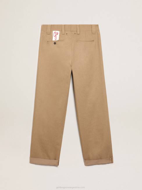 Golden Goose hombres Chinos colección beige caqui 6846731