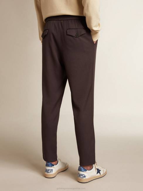 Golden Goose hombres Joggers de lana gris hierro 6846784