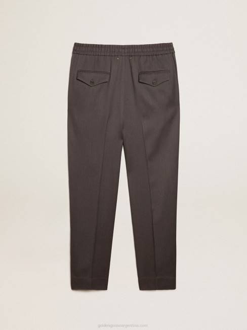 Golden Goose hombres Joggers de lana gris hierro 6846784