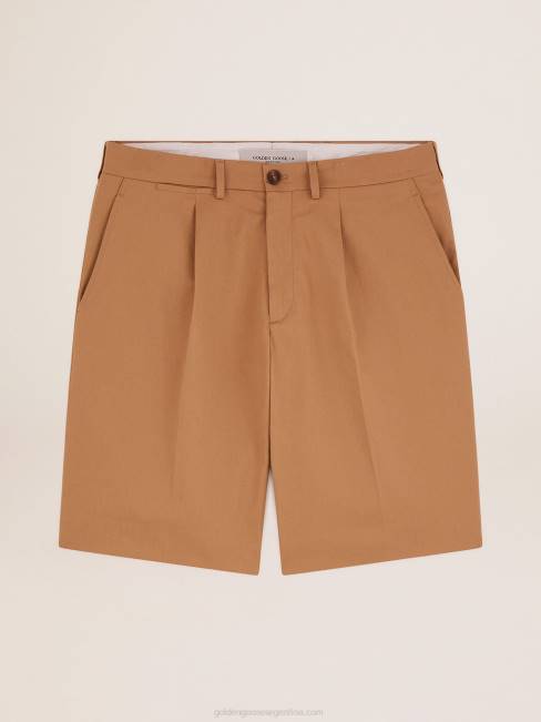 Golden Goose hombres bermudas collection de algodón beige 6846766