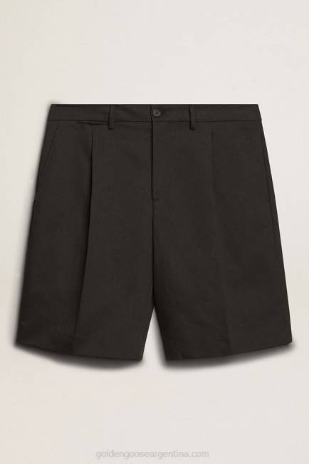 Golden Goose hombres bermudas de algodón negro 6846823