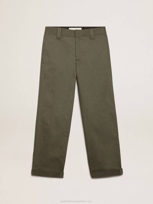 Golden Goose hombres chinos colección verde militar 6846726