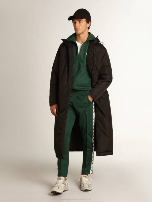 Golden Goose hombres joggers verdes con estrellas a los lados 6846710