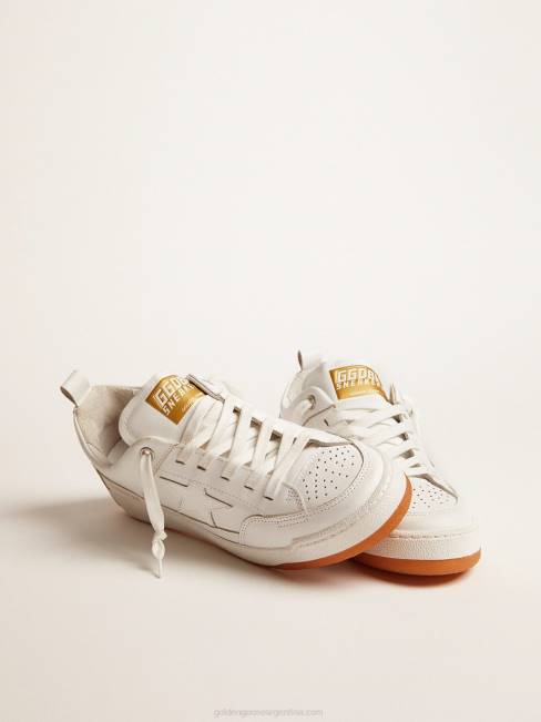 Golden Goose hombres zapatillas sí de piel blanco óptico 6846596
