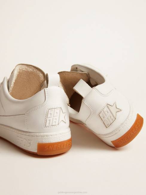 Golden Goose hombres zapatillas sí de piel blanco óptico 6846596