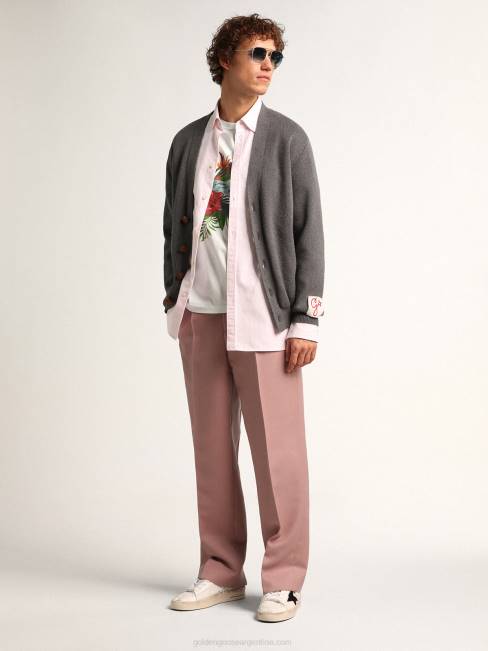 Golden Goose hombres zapatillas deportivas stardan de malla blanca con estrella de ante negro y refuerzo del talón de piel blanca 6846508