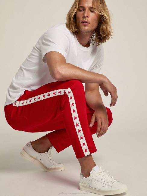 Golden Goose hombres zapatillas stardan de piel total white 6846646