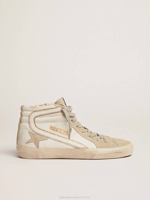 Golden Goose hombres zapatillas deportivas blancas de piel y ante 6846528