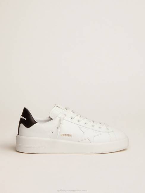 Golden Goose hombres zapatillas purestar con trabilla negra en el talón 6846561