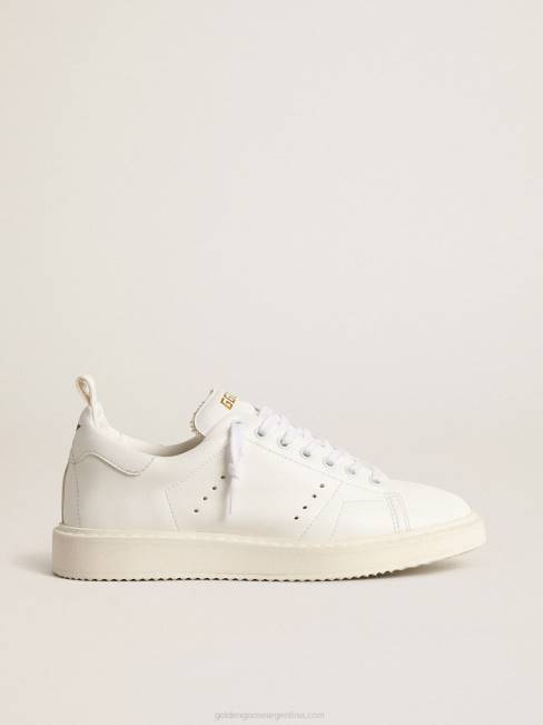 Golden Goose hombres iniciador de base biológica con estrella blanca y lengüeta en el talón 6846647