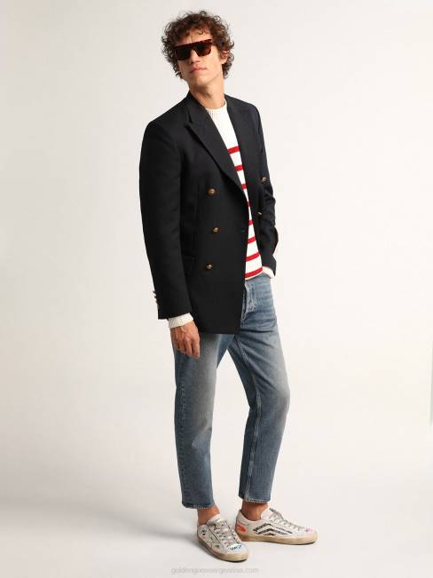 Golden Goose hombres Zapatillas deportivas super-star dream maker en color blanco con construcción invertida y detalles multicolores ocultos 6846552