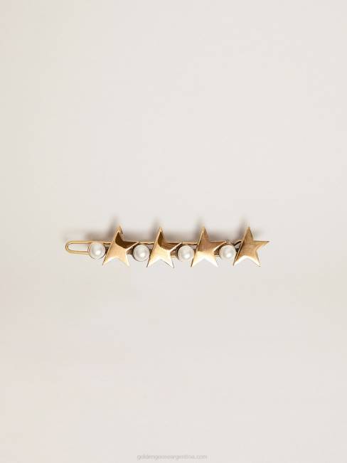 Golden Goose mujer Bloqueo de encaje de la colección heritage jewelmates en color oro viejo con cuentas decorativas 6846404