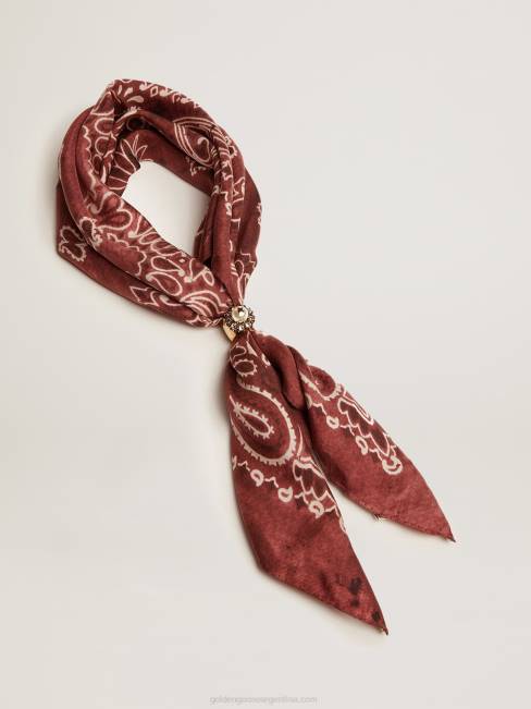 Golden Goose mujer anillo en color oro viejo con abalorio decorativo y cristales 6846400