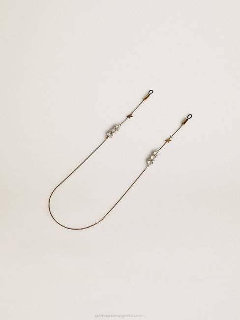 Golden Goose mujer cadena para gafas deco colección jewelmates en color oro viejo 6846332