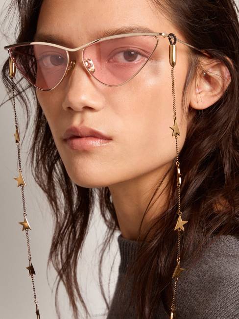 Golden Goose mujer cadena para gafas star jewelmates collection en color oro viejo 6846326