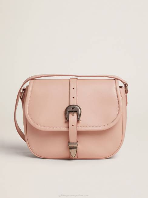 Golden Goose mujer bolso rodeo mediano de piel color rosa cuarzo 6846480