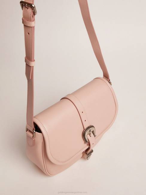 Golden Goose mujer bolso rodeo mediano de piel color rosa cuarzo 6846480