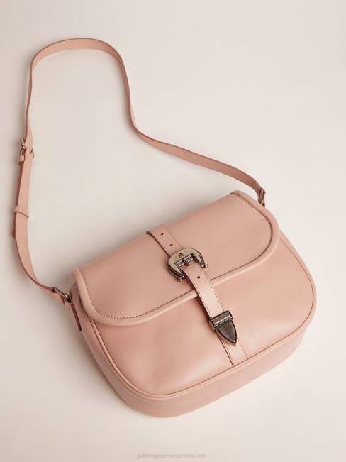 Golden Goose mujer bolso rodeo mediano de piel color rosa cuarzo 6846480