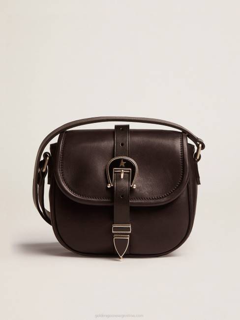 Golden Goose mujer bolso rodeo pequeño de piel negra 6846490