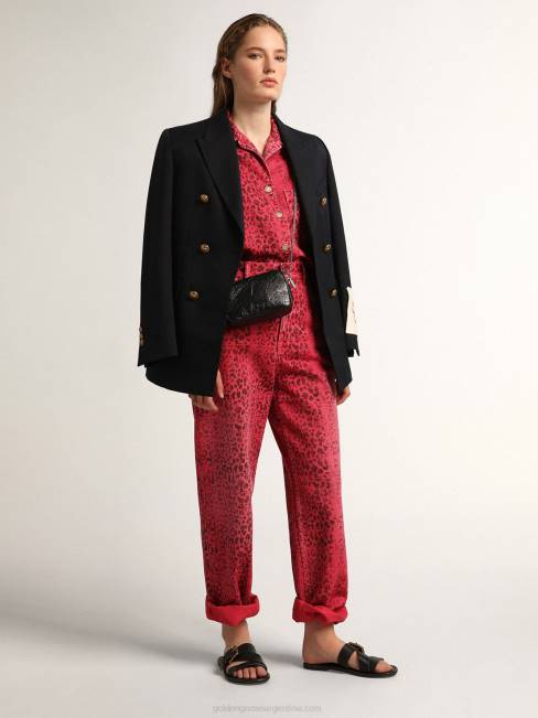 Golden Goose mujer bolso mini estrella de piel negra brillante con estrella tono sobre tono 6846482