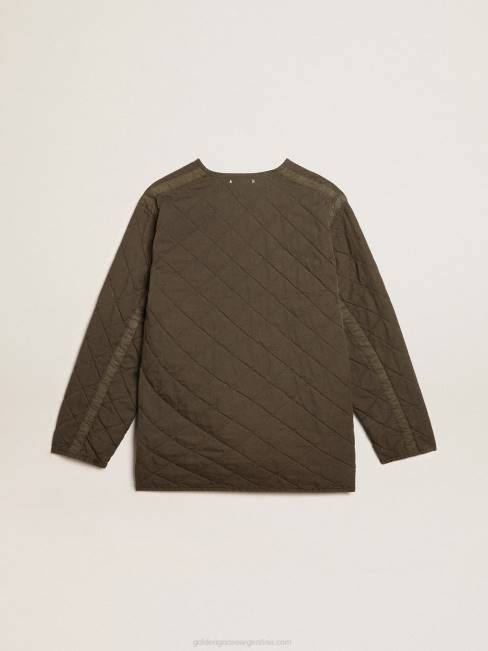 Golden Goose mujer chaqueta acolchada verde oliva 6846971