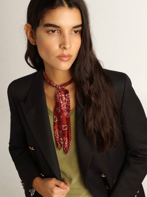 Golden Goose mujer camiseta sin mangas verde pesto con letras blancas en el frente 68461044