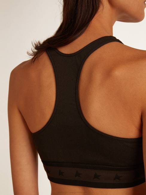 Golden Goose mujer top deportivo negro 6846991