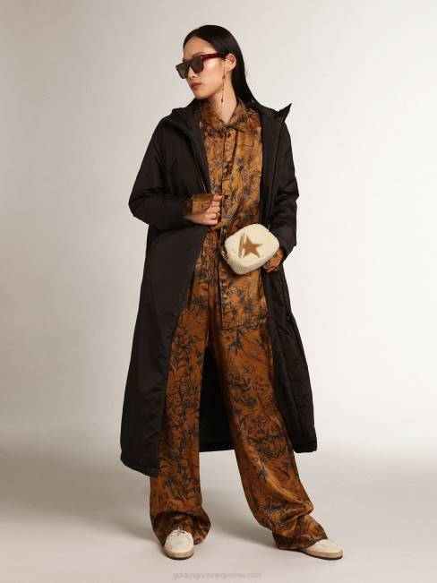 Golden Goose mujer Joggers en marrón dorado con estampado de libretas de la colección Journey 6846992