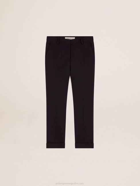Golden Goose mujer pantalones pitillo de lana 68461022