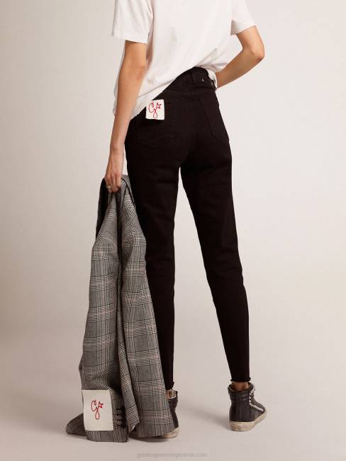 Golden Goose mujer vaqueros pitillo negros 68461019