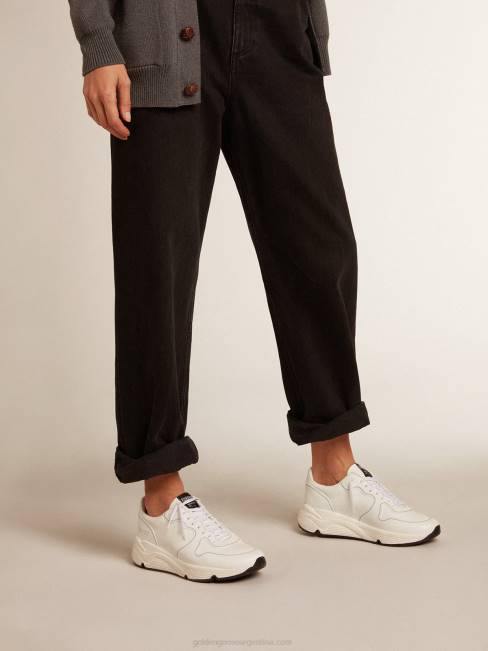 Golden Goose mujer suela de running de base biológica con estrella blanca y refuerzo en el talón 6846207