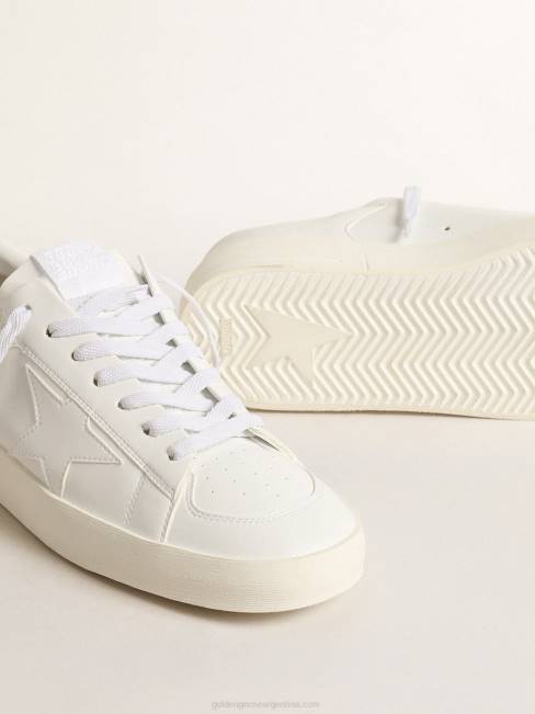 Golden Goose mujer stardan de base biológica con estrella blanca y refuerzo en el talón 6846160