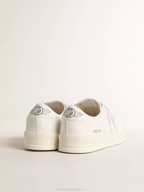 Golden Goose mujer stardan de base biológica con estrella blanca y refuerzo en el talón 6846160