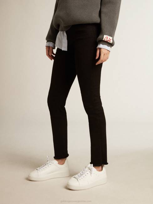 Golden Goose mujer purestar de base biológica con estrella blanca y refuerzo en el talón 6846206