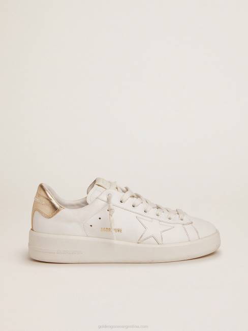 Golden Goose mujer zapatillas deportivas purestar con refuerzo dorado en el talón 684659
