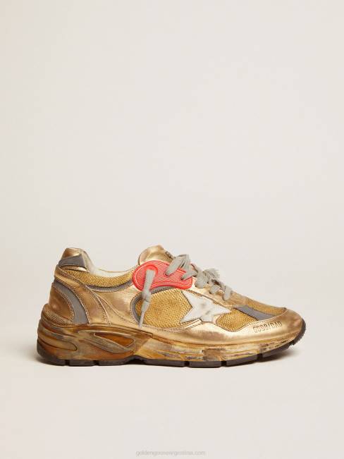 Golden Goose mujer tenis dorados dad-star 6846109
