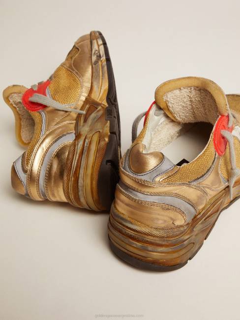 Golden Goose mujer tenis dorados dad-star 6846109