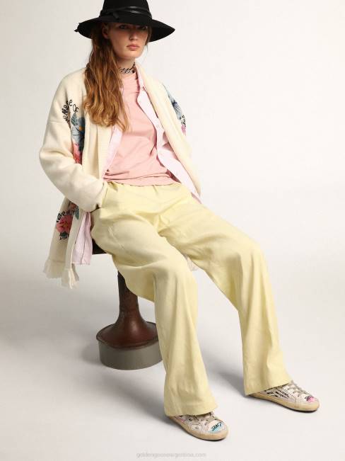 Golden Goose mujer Zapatillas deportivas super-star dream maker en color blanco con construcción invertida y detalles multicolores ocultos 6846127