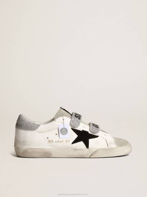 Golden Goose mujer old school con estrella de ante y correas de cristal swarovski 6846165