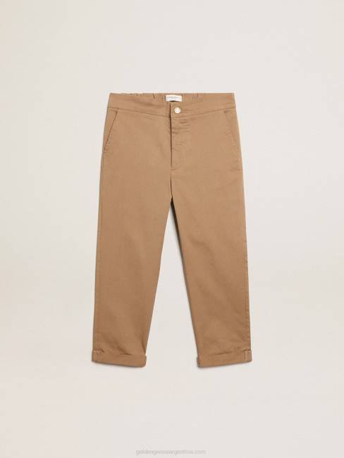 Golden Goosechinos de niño en algodón color caramelo 6846910