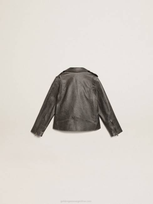 Golden Goosechaqueta biker de niño en piel envejecida 6846909
